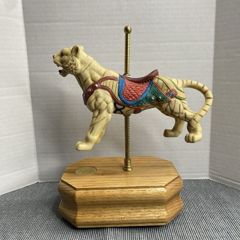 Westland Carousel Collections Limited Edition Tiger Musical Box
